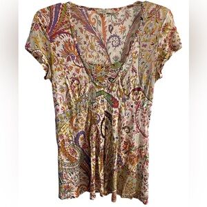 Etro Colorful Floral Blouse